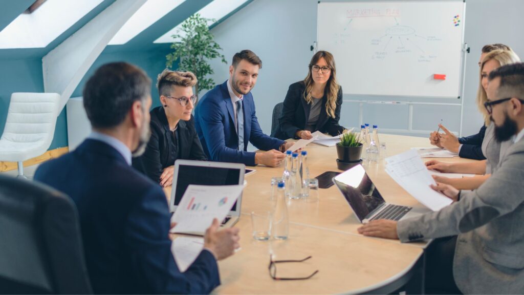 Plánování čtvrtletí ve firmě